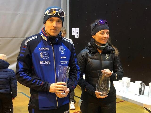 Årets Moraløpvinnere, Morten Buchholdt  og Lin-Iren Sætre.