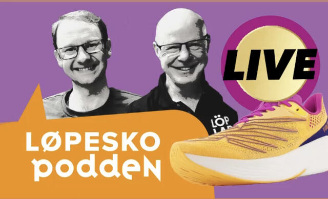 Vi i Löplabbet i Trondheim inviterer til LØPESKOPODDEN LIVE neste torsdag 16. mars - hvor daglig leder i Löplabbet Norge Tor Fauske, sammen med sin faste podde-makker butikksjefen på Löplabbet Lade Henrik Nordtug, gjester Sentrumsbutikken vår for en times LIVEPOD.