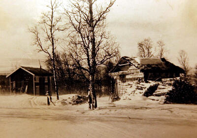 Atostugan, vinteren 1945, Foto: Johan Simskar.