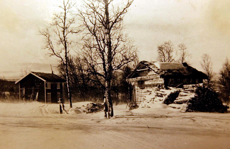 Atostugan, vinteren 1945, Foto: Johan Simskar.