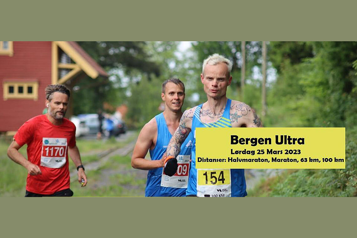 Påmeldingen for Bergen Ultra er nå i gang. (Foto: arrangørens invitasjon)