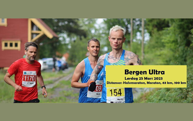 Påmeldingen for Bergen Ultra er nå i gang. (Foto: arrangørens invitasjon)