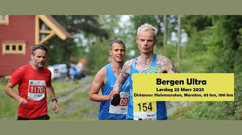 Påmeldingen for Bergen Ultra er nå i gang. (Foto: arrangørens invitasjon)