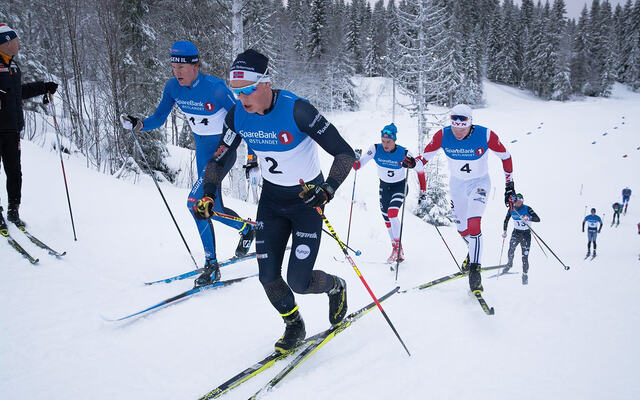 Mikael Gunnulfsen (2) nærmer seg 30 og har holdt et høyt nivå som langrennsløper gjennom mange år. (Foto: Per Morten Nyeng)
