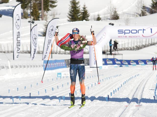 Astrid Øyre Slind viste ingen svakhetstegn etter et hektisk konkurranseprogram på høyeste nivå både i allround og langløp og vant sin andre strake seier i Birken. (Foto: Finn Olsen)