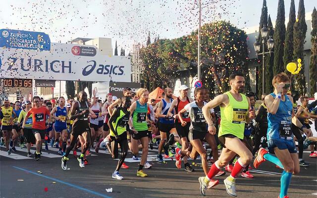 Barcelona Maraton er en stor folkefest. (Arkivfoto: Arrangøren)