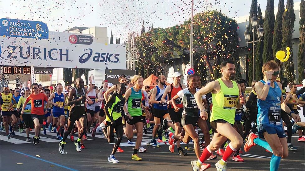 Barcelona Maraton er en stor folkefest. (Arkivfoto: Arrangøren)