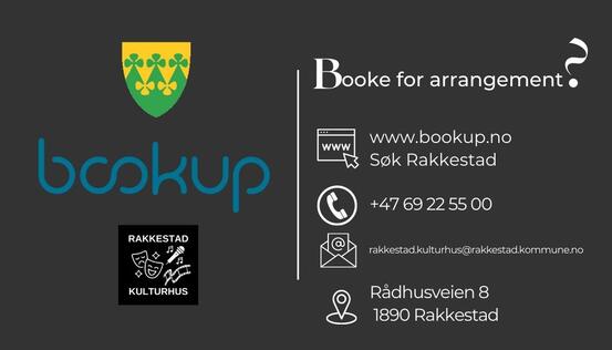 Utleie via Bookup.no Rakkestad for Rakkestad kulturhus