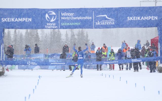 Italienske Sandra Mairhofer sikret seg to gull i årets VM. (Foto: Rolf Bakken)