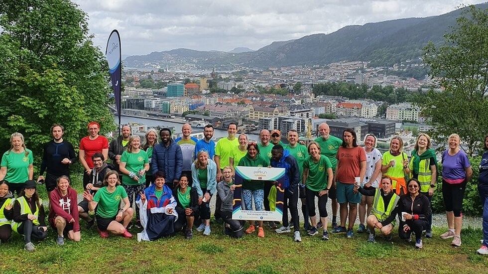 Løvstien parkrun, Bergen. Foto: Arrangør
