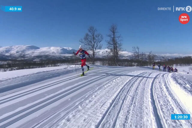 Snødekte nord-norske fjell og Martin L. Nyenget