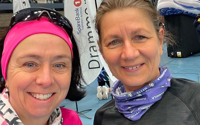 Siri Slotterøy Johnsen og Kristin Overvaag. (Foto: Privat)