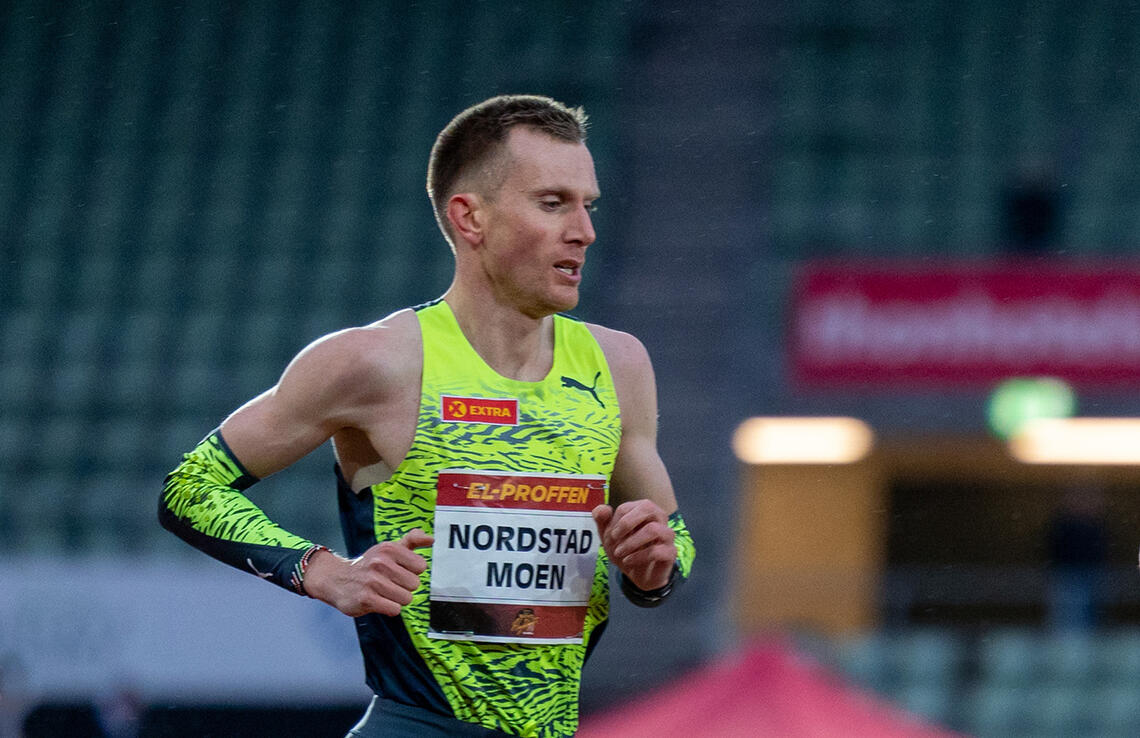 Sondre Nordstad Moen gjør et spennende comeback som maratonløper etter skadeavbruddet. (Foto: Samuel Hafsahl)