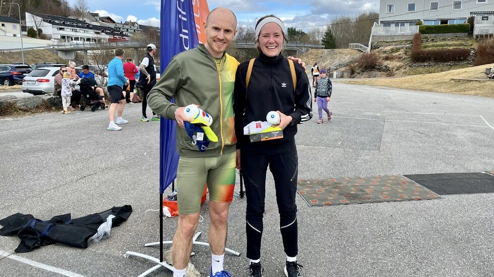 Vinnerne på 5 km, Rolandas Kybartas og Jenne Elin Vatnaland