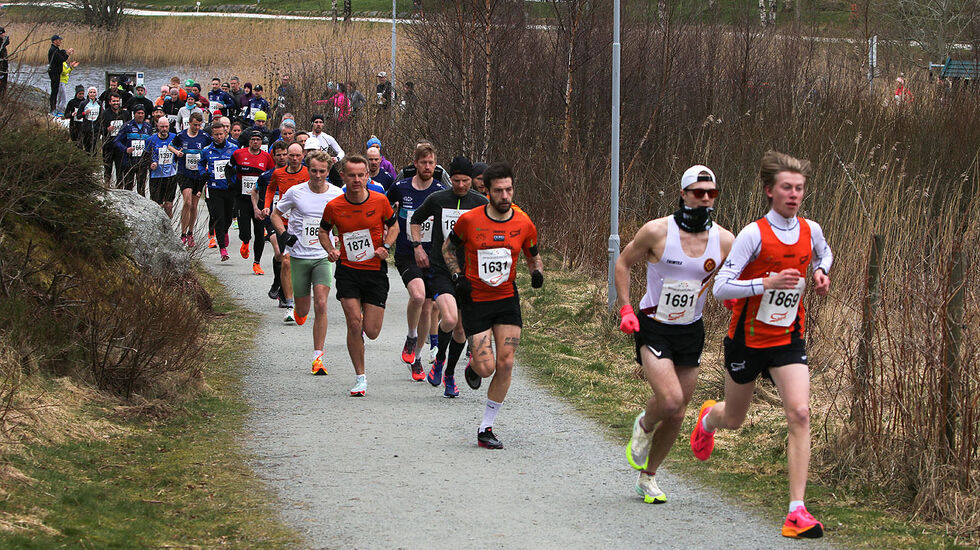 Christopher Wiggen, Gular vant 7km på 24.02 foran Spirits Emil Harestad (17) med 24.29. (Foto: Einar Søndeland)