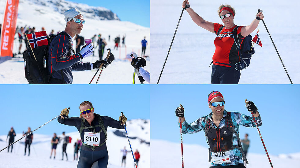 Det var mange blide fjes å se i løypen på årets Skarverenn. (Alle foto: Arne Dag Myking)