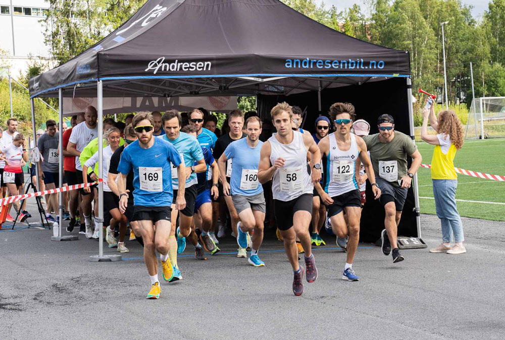I fjor ble Langhusløpet arrangert for første gang. Årets løp går lørdag 19. august. (Foto: Langhusløpet / Nikolaj Blegvad)