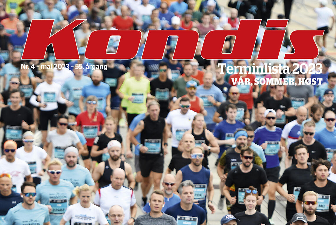 Terminlista til Kondis inneholder oversikt over mosjonsløp, sykkelritt og multisport fra mai og ut resten av året. (Foto: Bjørn Johannessen)