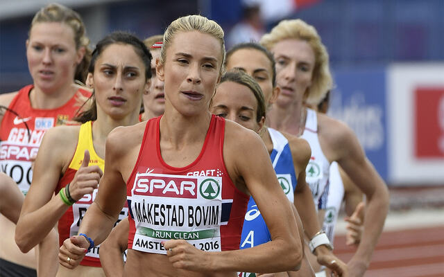I sin aktive karriere var 800 og 1500 m hoveddistansene til Ingvill Måkestad Bovim. Her ser vi henne under EM i Amsterdam i 2016 der hun ble nummer fire i finalen på 1500 m. (Foto: Bjørn Johannessen)