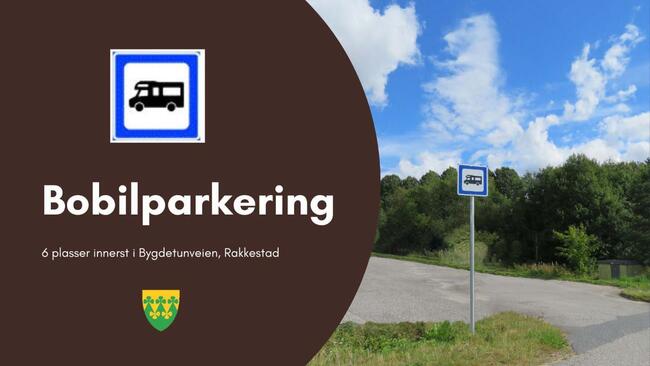 Bobilparkering inn Bygdetunveien, Rakkestad kommune