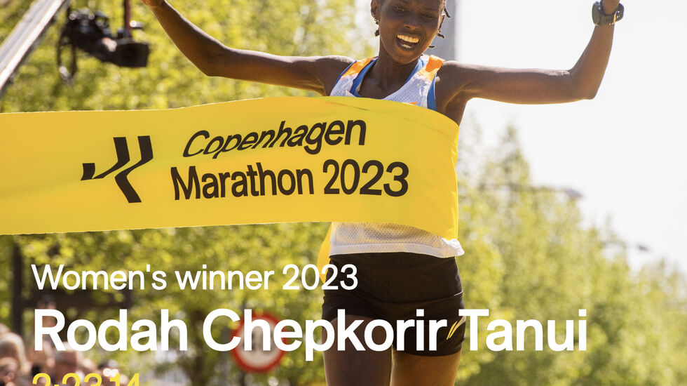 Rodah Chepkorir Tanui fra Kenya løp over målstreken på tiden 2.23.14, og satte samtidig personlig rekord med 2 minutter og 32 sekunder. 