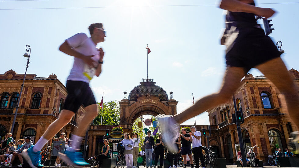 København Maraton byr på ei flat løype, så hvis det ikke blåser for mye eller blir for varmt, så er det absolutt en trasé det kan løpes fort i. (Foto: arrangøren)