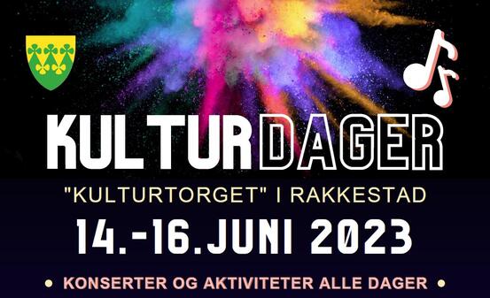 Kulturdagene 14. til 16. juni-23 på kulturtorget - Rakkestad kommune