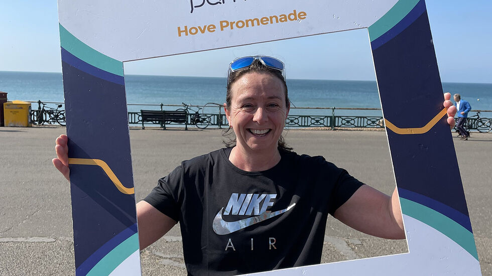 Siri Slotterøy Johnsen har debutert på Parkrun i utlandet. (Foto: Privat)