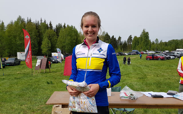 Marthe Gløersen, Bækkelagets SK vant seniorklassen D21 i Løvspretten. (Alle foto: Stein Arne Negård)