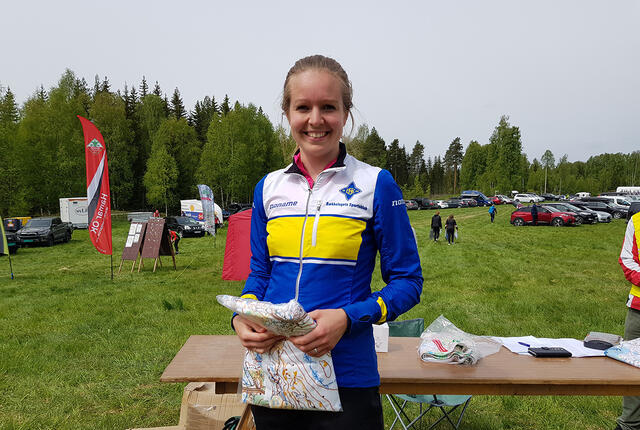 Marthe Gløersen, Bækkelagets SK vant seniorklassen D21 i Løvspretten. (Alle foto: Stein Arne Negård)