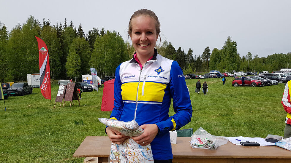 Marthe Gløersen, Bækkelagets SK vant seniorklassen D21 i Løvspretten. (Alle foto: Stein Arne Negård)