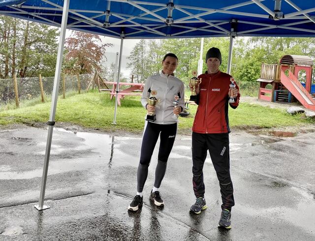 Både Kari-Anne Tryggestad Ryste og Kristian Nedregård har som vane å vinne Kleivane rundt