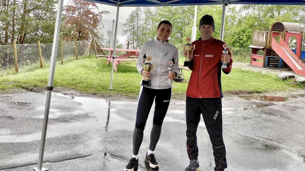 Både Kari-Anne Tryggestad Ryste og Kristian Nedregård har som vane å vinne Kleivane rundt