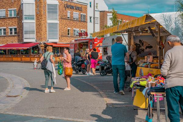 Torgplass på Alta sentrum