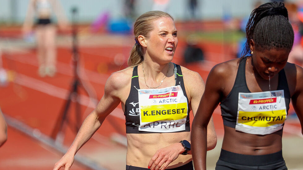 Kristine Eikrem Engeset løp inn til en fjerdeplass på 5000 meter i Lag-EM i Polen. Her fra årets Trond Mohn Games, der løp hun enda fortere. (Foto: Arne Dag Myking)