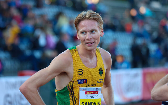 Fredrik Sandvik etter løpet sitt i Trond Mohn Games. (Alle foto: Arne Dag Myking)