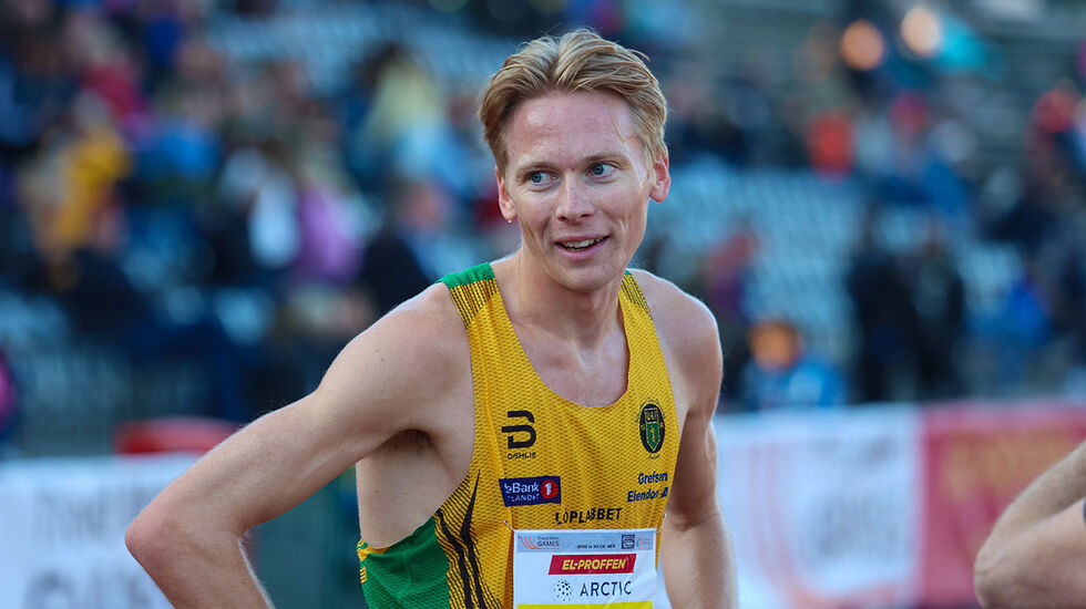 Fredrik Sandvik etter løpet sitt i Trond Mohn Games. (Alle foto: Arne Dag Myking)