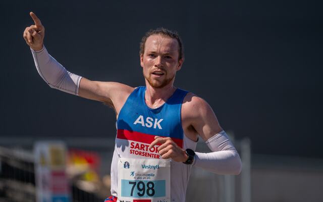 Marius Garmann Sørli pleier å vinne når han stiller opp i gateløp. (Foto: Rune Lindgren)