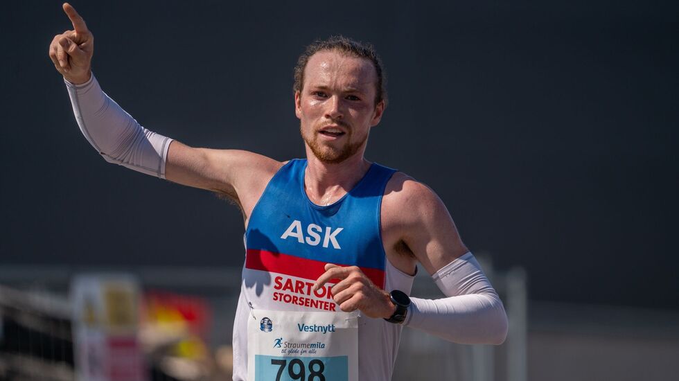 Marius Garmann Sørli pleier å vinne når han stiller opp i gateløp. (Foto: Rune Lindgren)