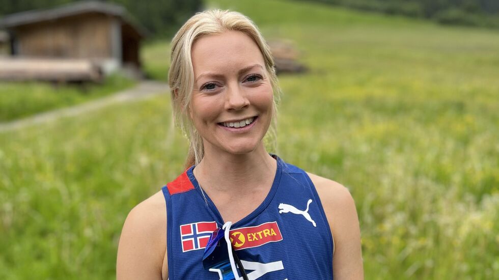 Mari Klakegg Fenre ligger på en fantastisk 6. plass etter 60 km av VM terrengultra. (Foto: Ida Jordhøy)