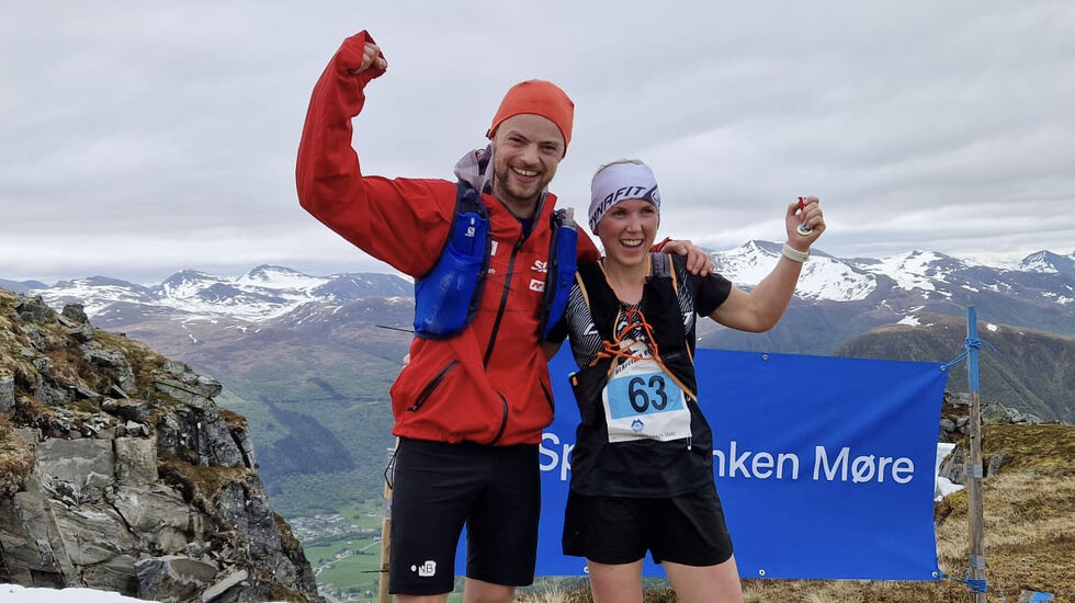 Øystein Ulekleiv og Monika Solvang kan juble over sigeren i Blåfelden Rett Opp. (Foto: Sølvi Midtbø)