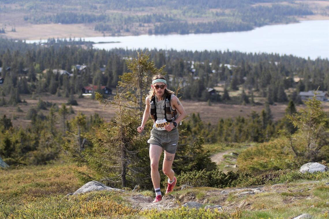 Stian Dahl Sommerseth var rekordrask i UltraBirken lørdag. (Foto: Rolf Bakken)