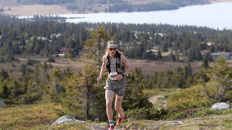 Stian Dahl Sommerseth var rekordrask i UltraBirken lørdag. (Foto: Rolf Bakken)