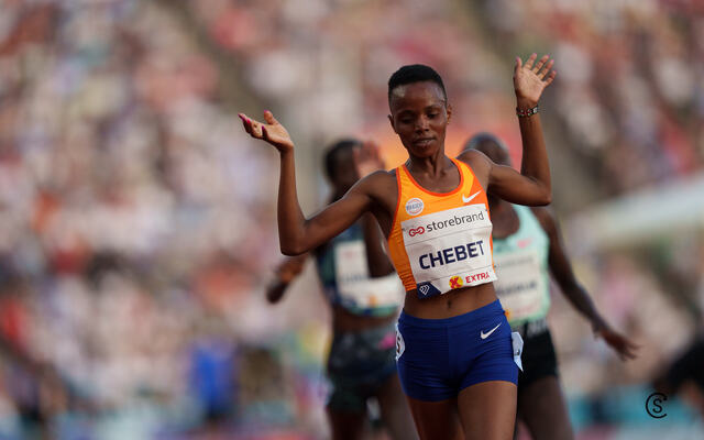 Beatrice Chebet forbedra verdensrekorden på 5 km med hele 16 sekunder. (Arkivfoto: Sylvain Cavatz)