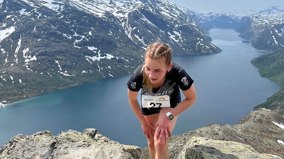 Ingeborg Systnes Hole imponerte nok en gang med løpeskoene på beina. Hun vant Besseggløpet med over 7 minutter. 