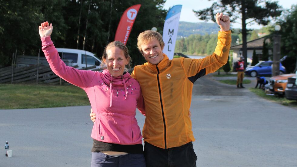 Sofie Johansson og Amund Hagen Kristiansen ble  første dame og herre i den 3. utgaven av HHT Ultra. (Foto: Rolf Bakken)