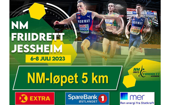 Deltar du på NM-løpet får du samtidig gratis inngang på avslutningsdagen på årets Norgesmesterskap lørdag 8. juli. (Illustrasjon: arrangøren)