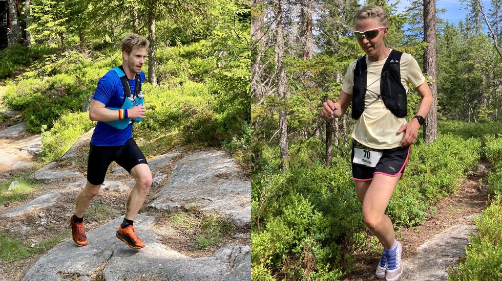 Vinnerne Mads Berge og Mathilde Ilebrekke