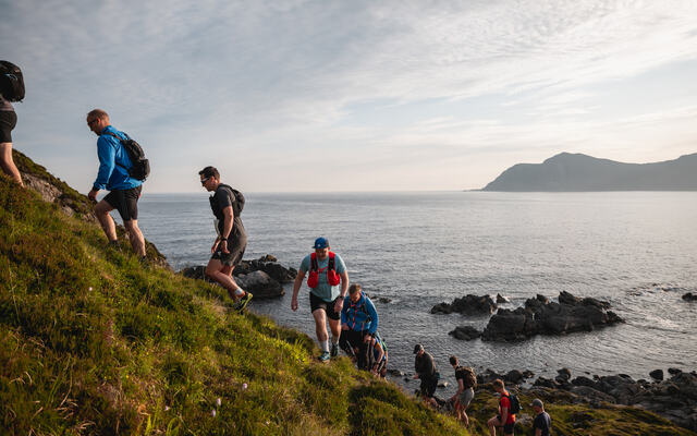 Deltagerne fikk en fin tur med med en horisont som strakte seg utover havet. (Foto: Simon Sjøkvist)