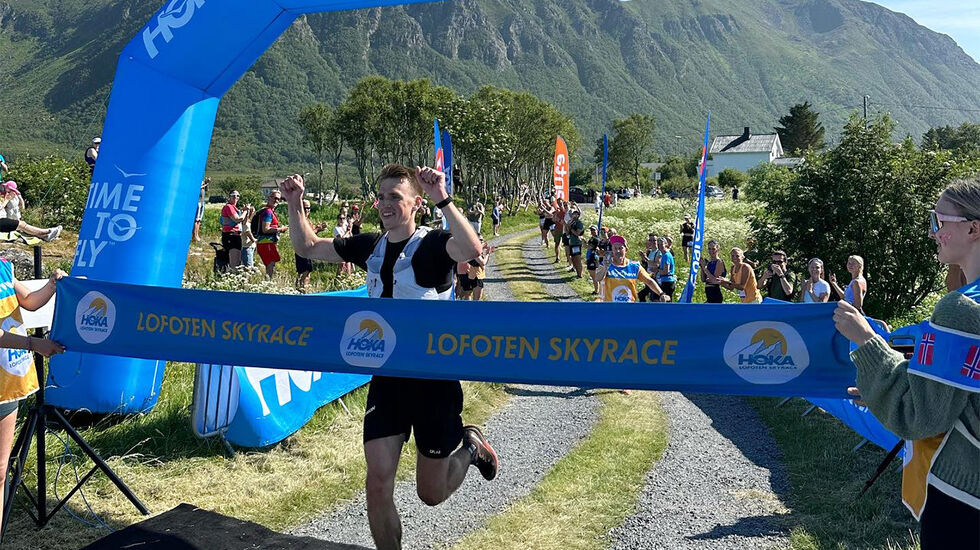 Eirik Solvang var raskeste mann på 32 kilometeren. (Foto: arrangøren)